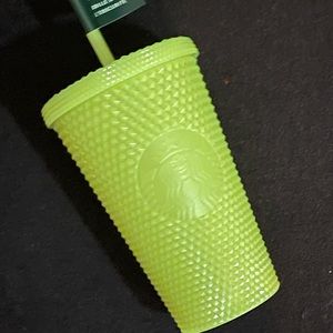 LAST ONE🍋NWT🎃Starbucks 2022 Fall LEMONGRASS GLOW IN DARK BLING Grande Tumbler